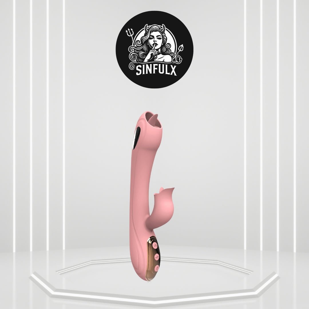 RoseGlow G - Spot Electric Shock Dildo Vibrator - SinfulX
