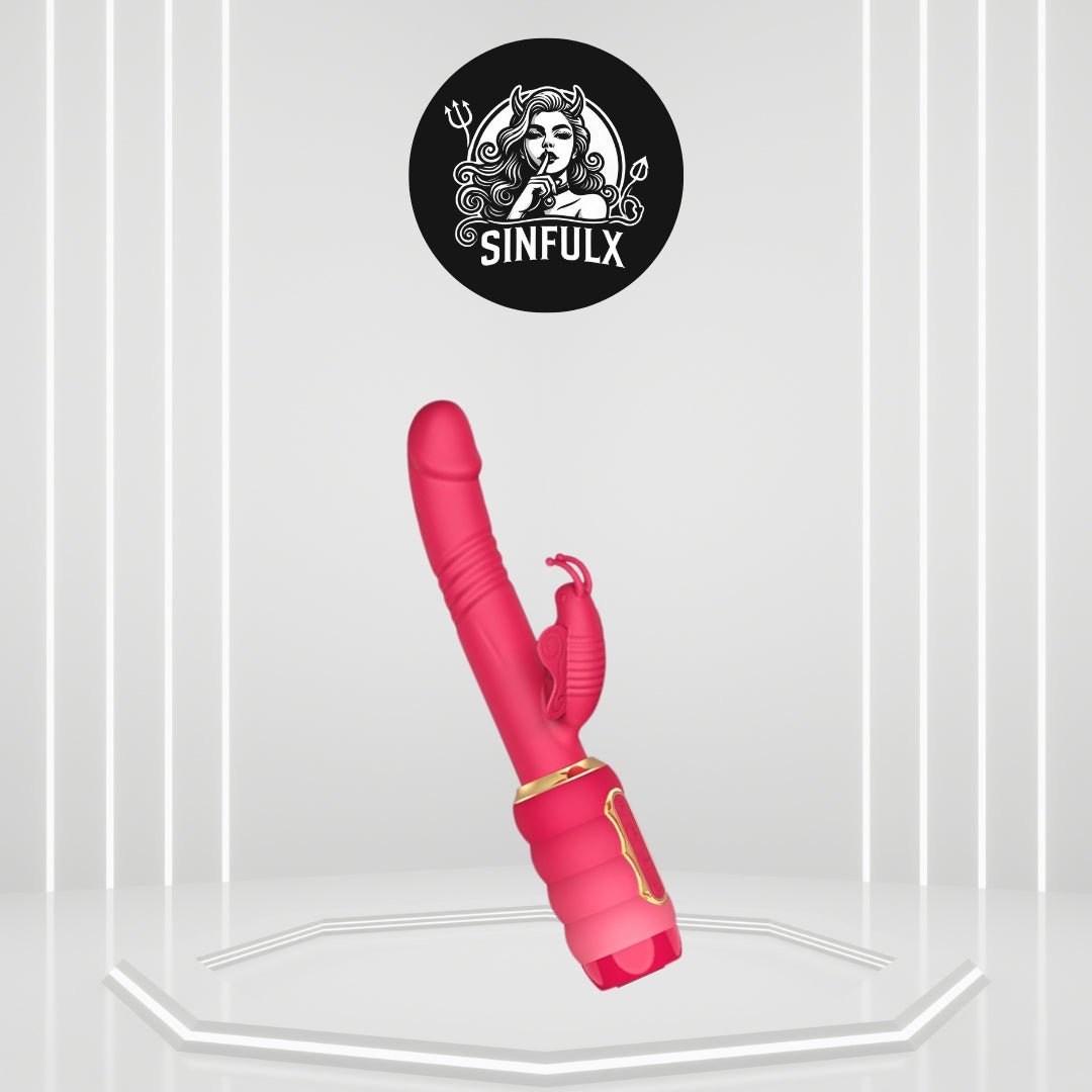PrimeRose Butterfly Thrusting Sex Machine Vibrator - SinfulX