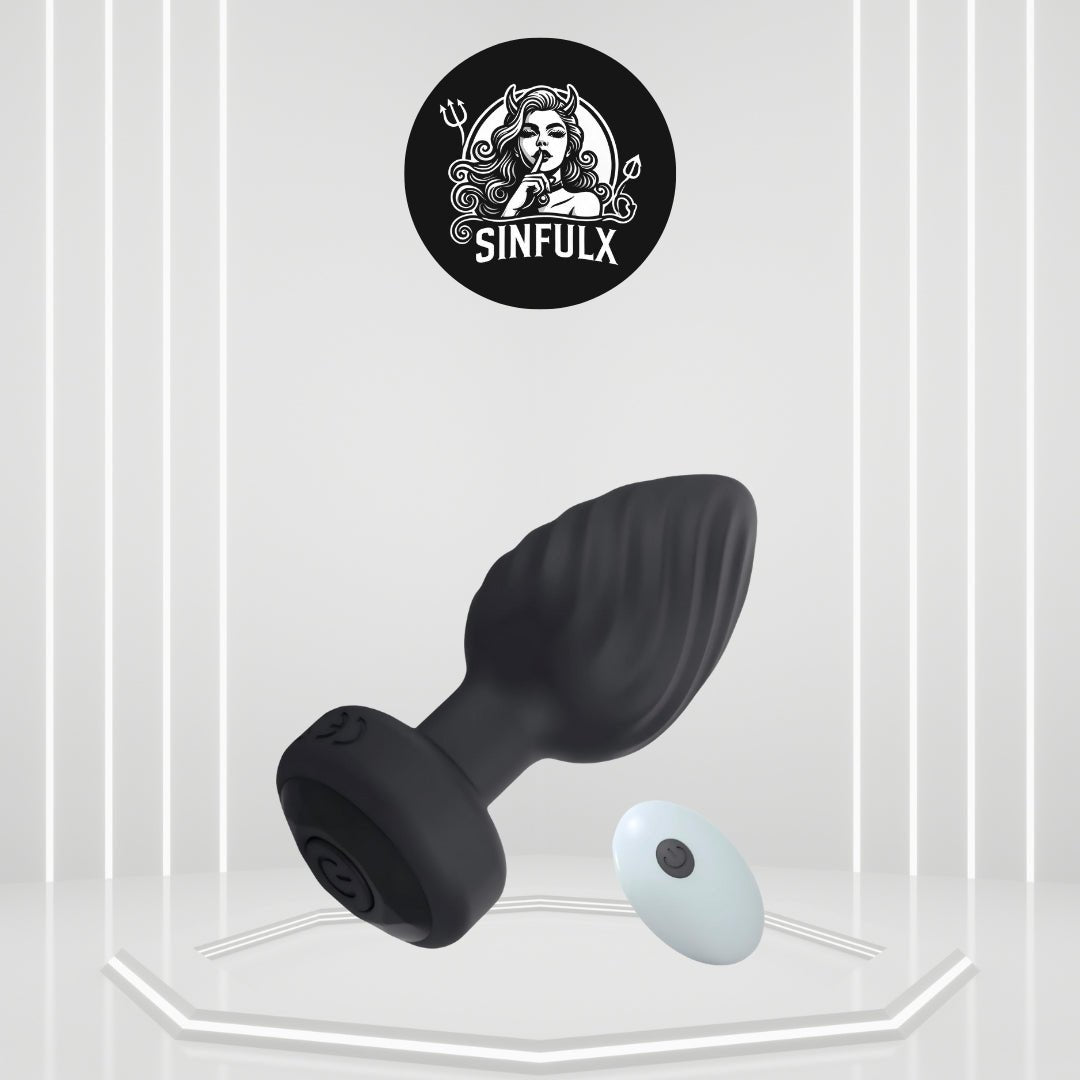 SirenSurge Remote - Controlled Vibrating Anal Plug - SinfulX