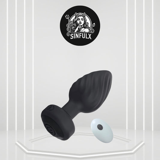 SirenSurge Remote - Controlled Vibrating Anal Plug - SinfulX