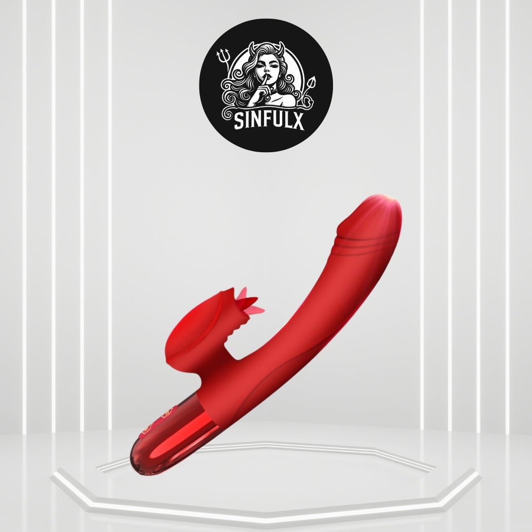 LushSurge Clitoral Stimulation Dildo Vibrator - SinfulX
