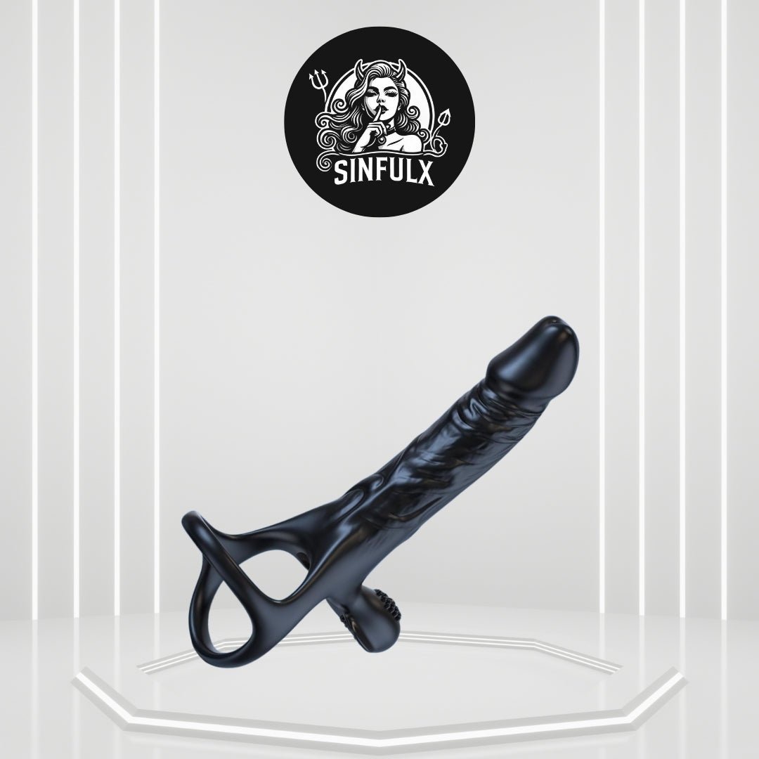 RefinedPleasure Cock Ring Penis Sleeve Anal Dildo Vibrator - SinfulX