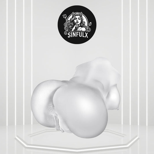CurvyVision Transparent BBW Sex Doll Stroker - SinfulX - 