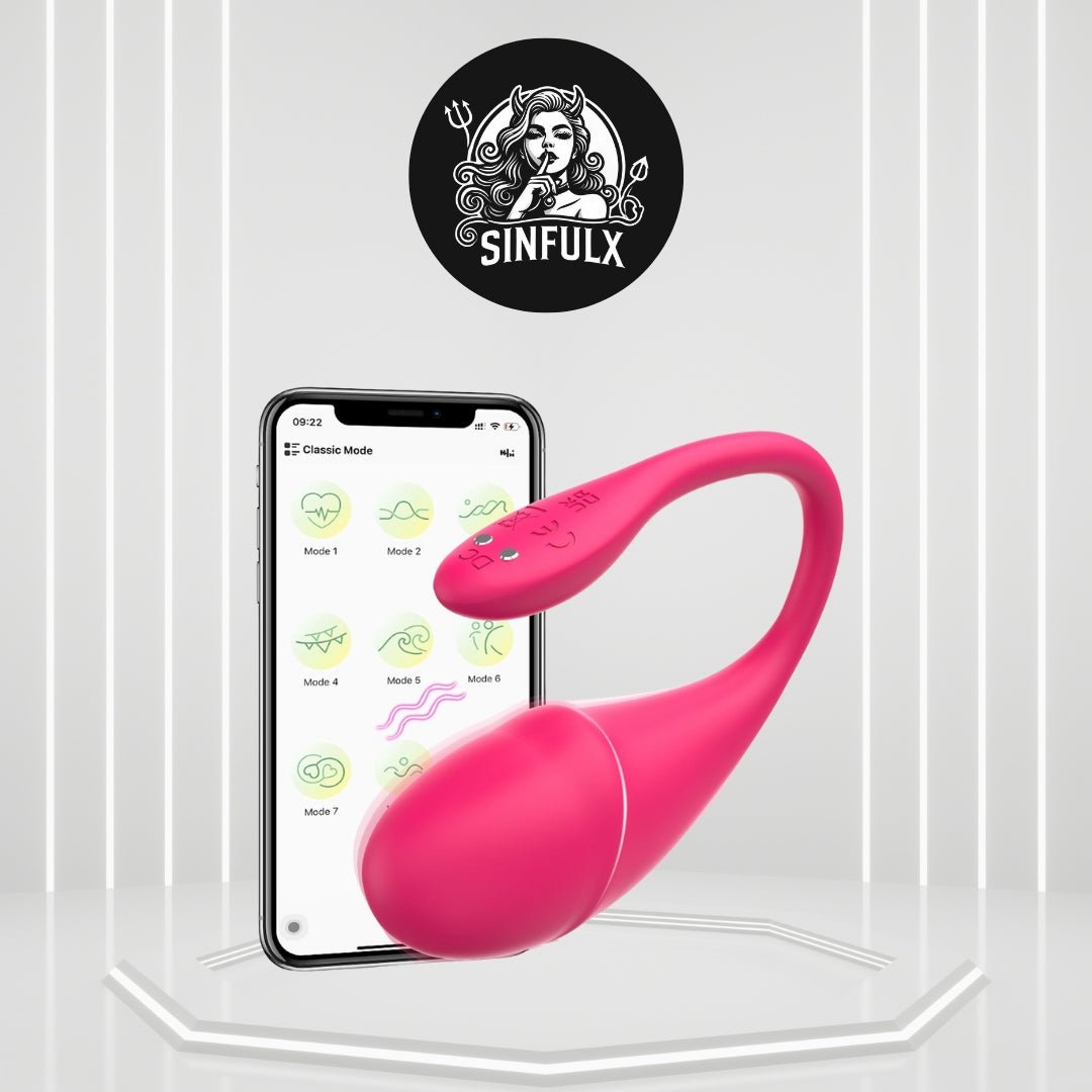 PulsePlay Remote Egg Vibrator with App Control - SinfulX - Personal Care > Sexual Wellness > Egg Vibrator