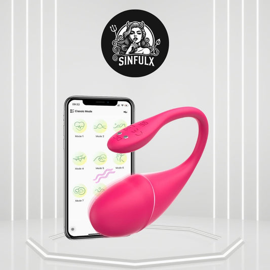 PulsePlay Remote Egg Vibrator with App Control - SinfulX - Personal Care > Sexual Wellness > Egg Vibrator