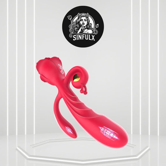 TriLure 3 - in - 1 Clit, G - Spot & Anal Vibrator - SinfulX - Personal Care > Sexual Wellness > G - Spot Vibrator