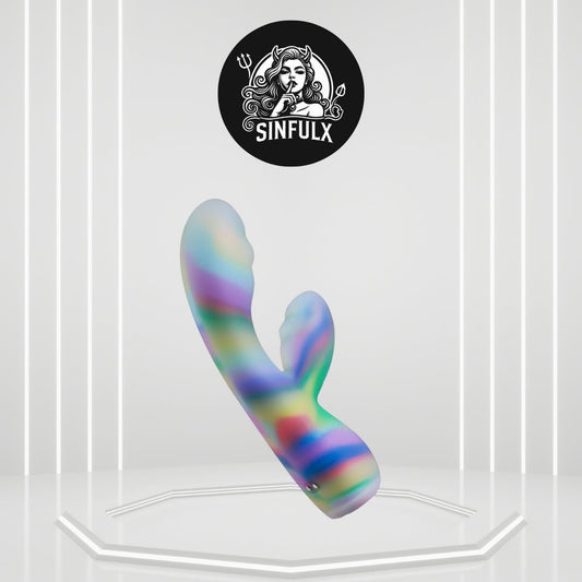 PrismRabbit Rainbow G - Spot & Clit Vibrator - SinfulX - Personal Care > Sexual Wellness > Rabbit Vibrator