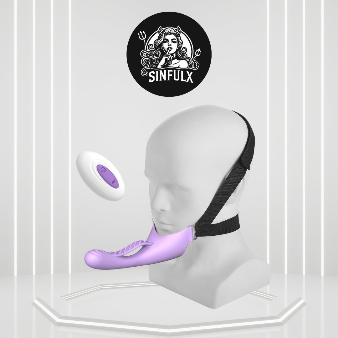 HeadThrill Adjustable Headband Strap - On Vibrator - SinfulX - Personal Care > Sexual Wellness > Strap - On Vibrator