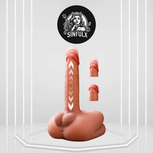 RideBase Thrust & Grind Ride-On Dildo Vibrator - SinfulX -