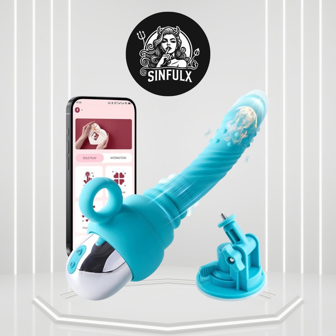PulseRide Portable Thrusting Dildo with App Control - SinfulX -