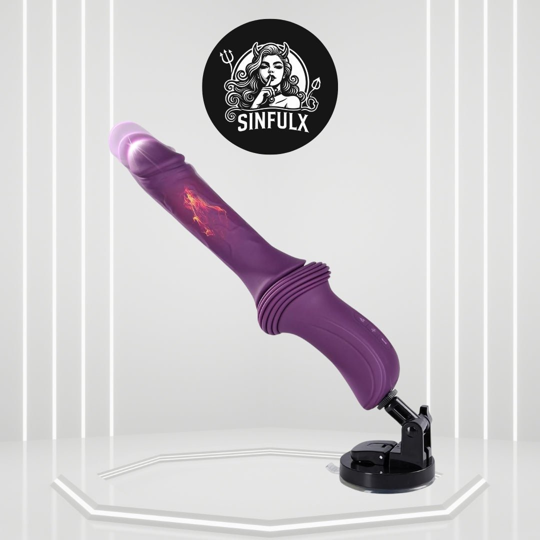 FlexExtend Heated Thrusting Dildo with Suction Base - SinfulX -