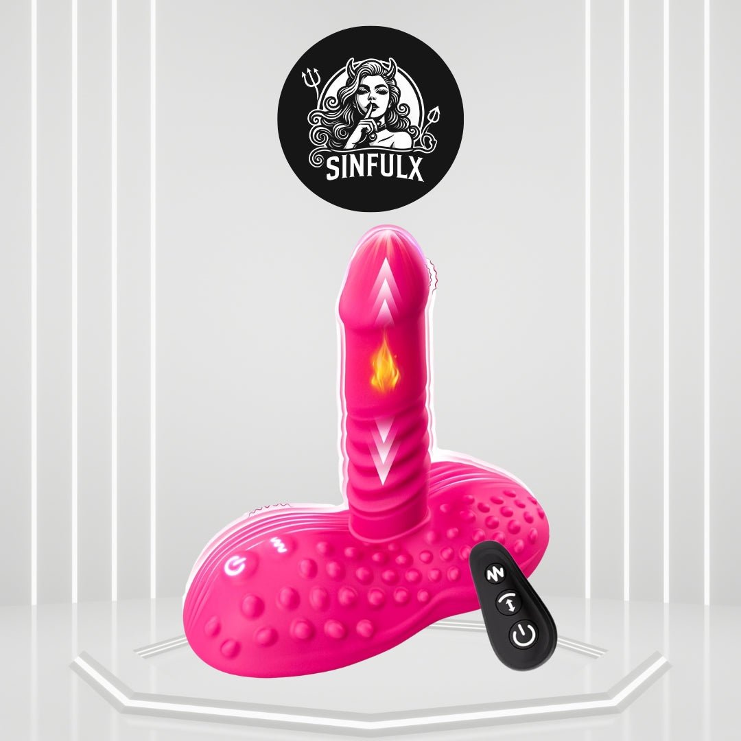 ThroneRide Heated Ride-On Thrusting Dildo with Remote - SinfulX -