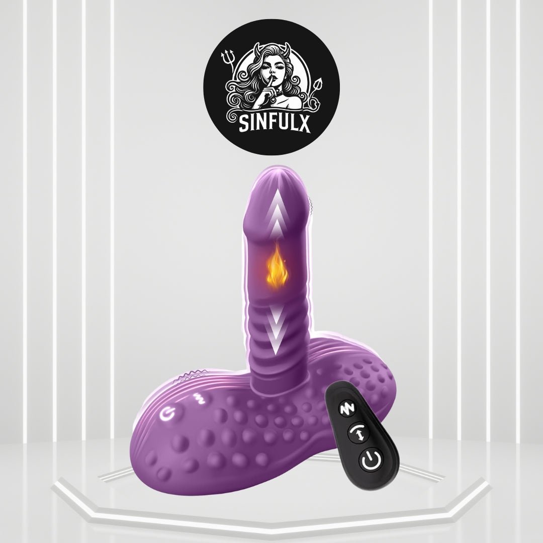 HeatRide Heated Ride-On Thrusting Grinder with Remote - SinfulX -