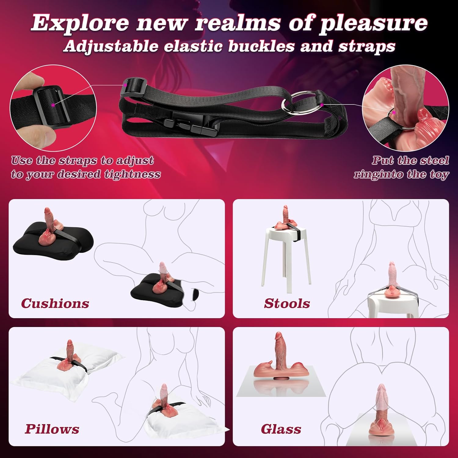 RideForce 3 - in - 1 Thrusting Riding Vibrator with Remote - SinfulX - Personal Care > Sexual Wellness > Ride - On Vibrator