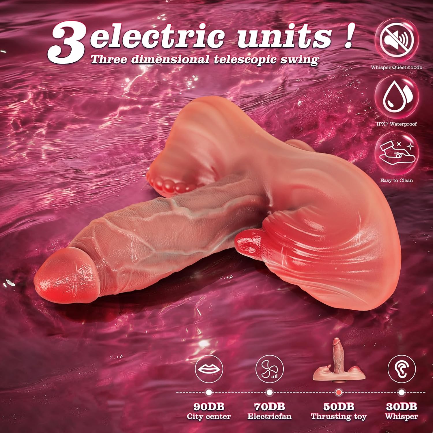 RideForce 3 - in - 1 Thrusting Riding Vibrator with Remote - SinfulX - Personal Care > Sexual Wellness > Ride - On Vibrator