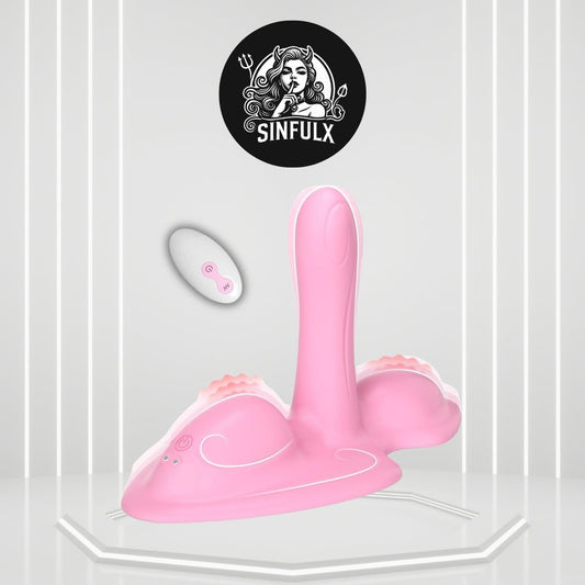 MonarchRide Sit and Ride Triple Motor Dildo Machine - SinfulX -