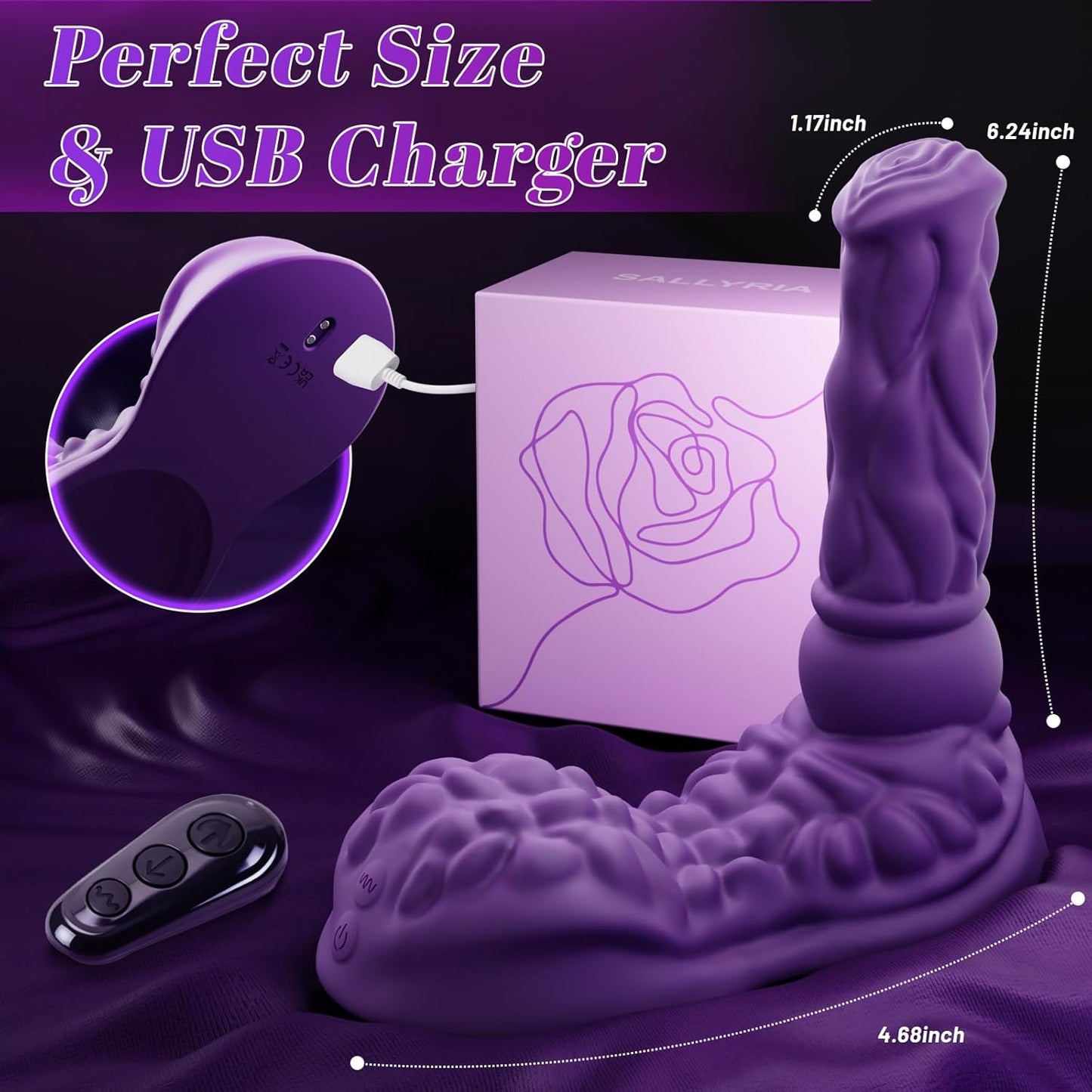 RideNova Sit and Ride Thrusting Dildo with Remote - SinfulX - Personal Care > Sexual Wellness > Ride - On Vibrator