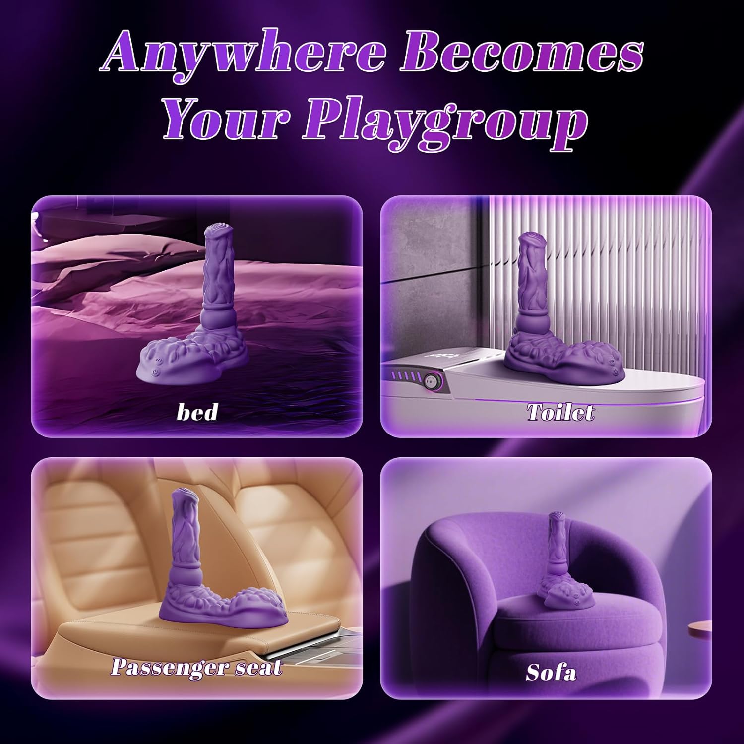 RideNova Sit and Ride Thrusting Dildo with Remote - SinfulX - Personal Care > Sexual Wellness > Ride - On Vibrator