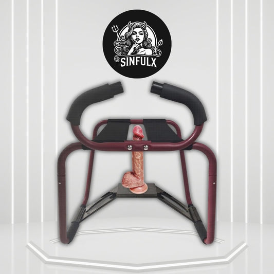 FlexFrame Adjustable Position Aid Chair with Armrests (Red) - SinfulX -