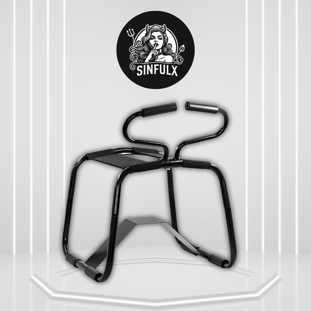ControlBounce Adjustable Bouncing Sex Chair with Handrail - SinfulX - 