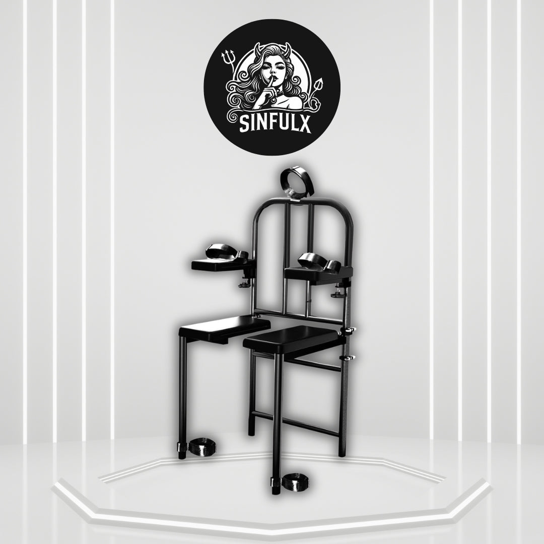 BondFlex BDSM Sex Chair with Restraints 350LB - SinfulX - 
