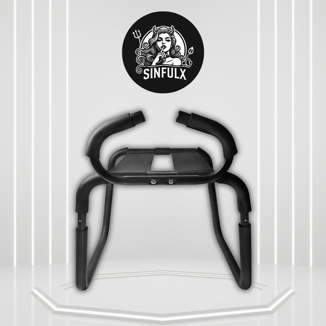 AxisControl Sex Chair with Armrests & Elastic Straps - SinfulX - 