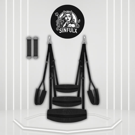 VelvetBond BDSM Door Sex Swing 800lb Cushioned - SinfulX -