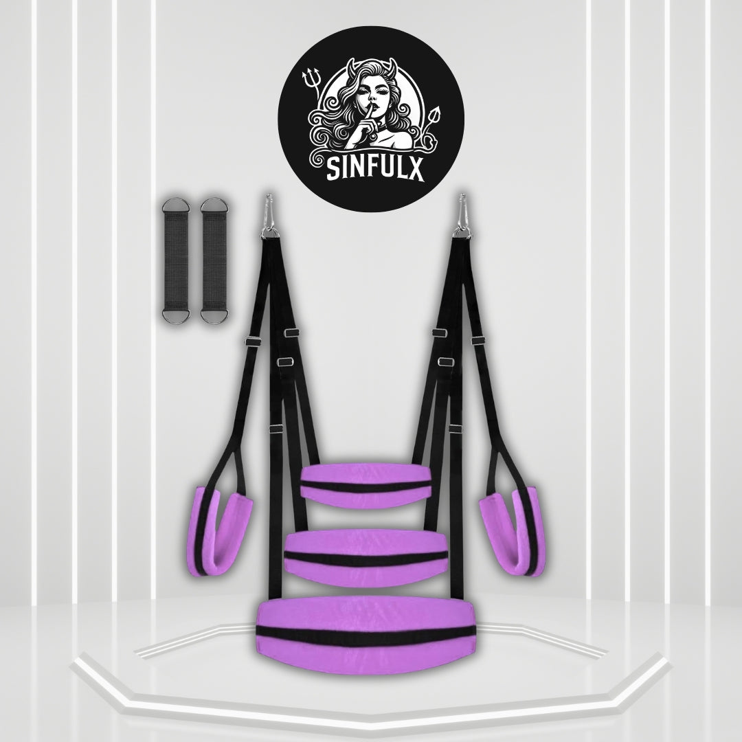 VioletBond Purple BDSM Sex Swing Adjustable