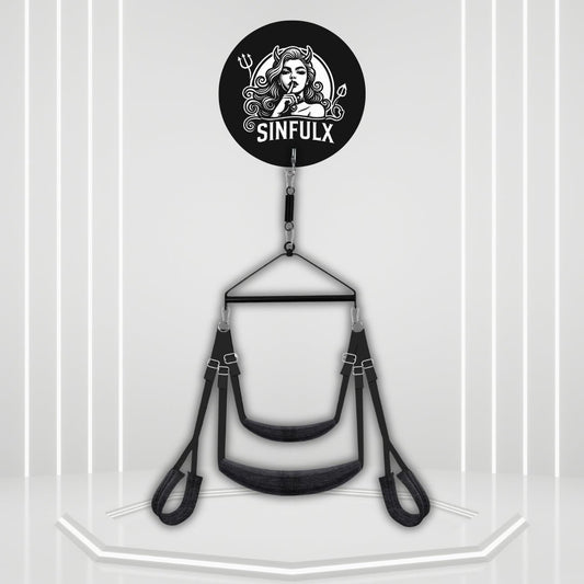 AerialisX 180° Spinning Sex Swing 800lb Ceiling - SinfulX -