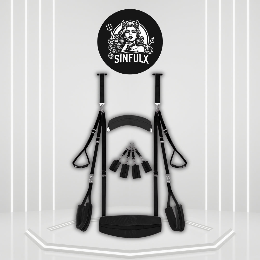 NoctyraX 2-in-1 Door Sex Swing Restraint Kit