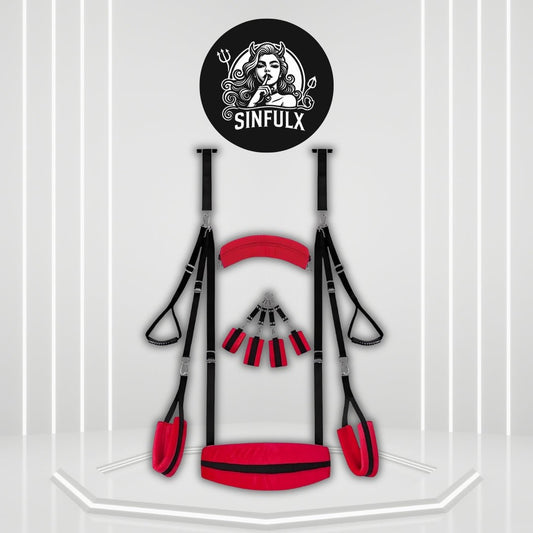BondaraX BDSM Door Sex Swing Restraint Kit 300lb - SinfulX -