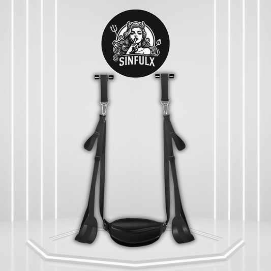 AetherLift Adjustable Door Sex Swing with Restraints - SinfulX -