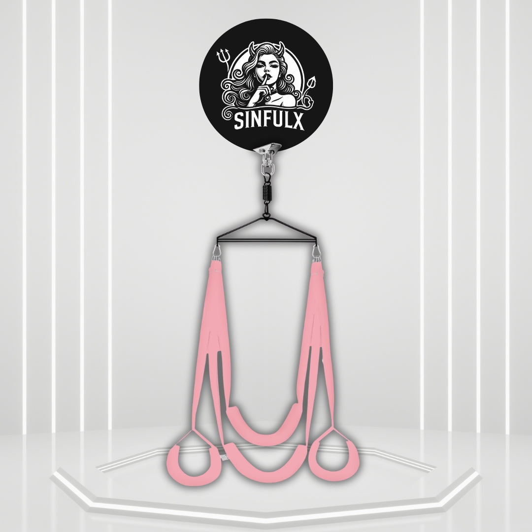 AeroLuxe 360° Sex Swing with Stand & Plush Cushions
