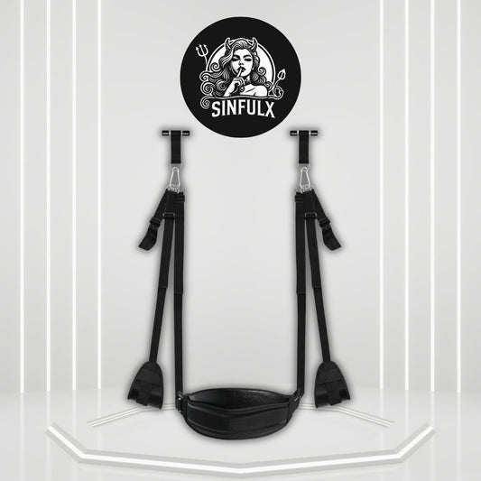 SilvarisX Door Sex Swing with Seat 300lb - SinfulX -