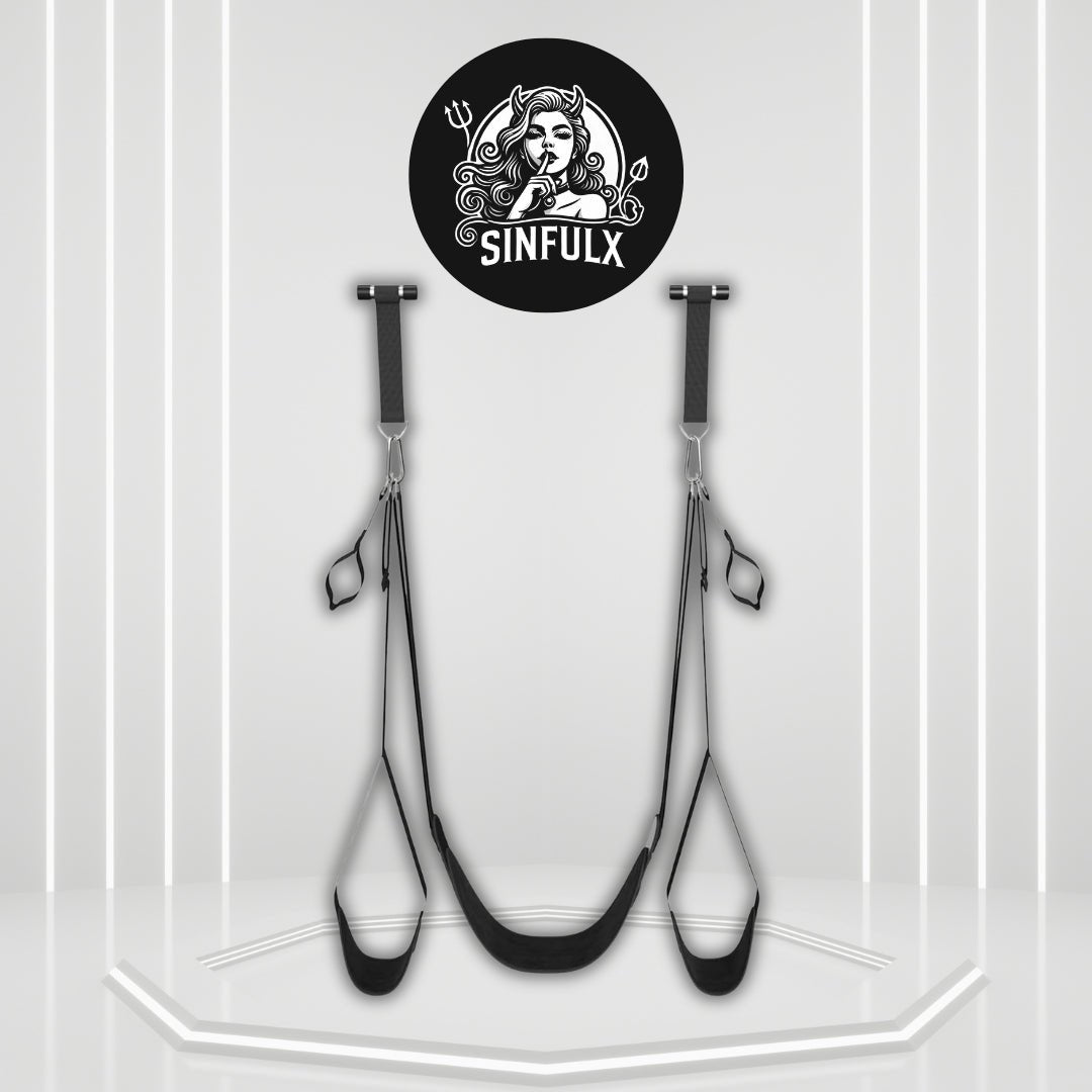 ElarisX Adjustable Door Swing with Handles - SinfulX -