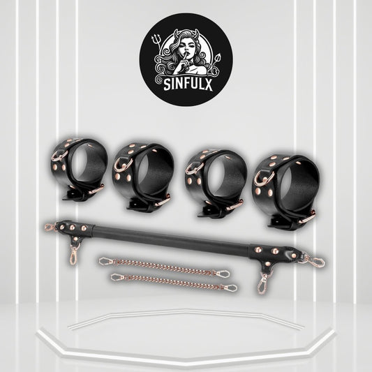 ChainFlex Adjustable Spreader Bar BDSM Kit - SinfulX -