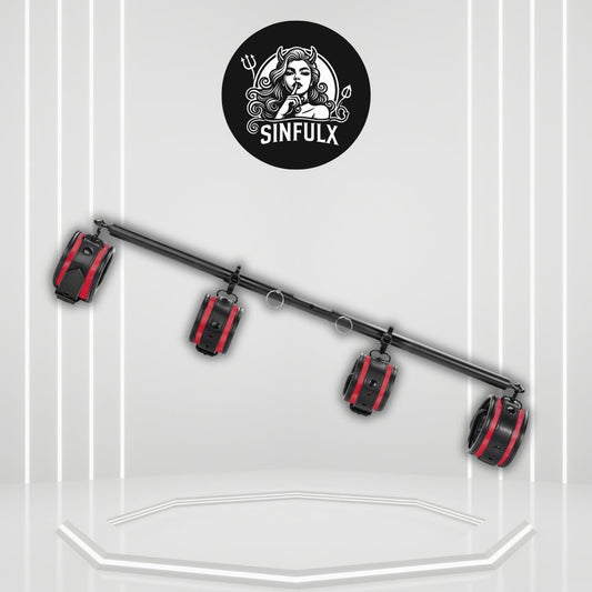 ComfortFlex Adjustable Spreader Bar with Padded Straps - SinfulX -
