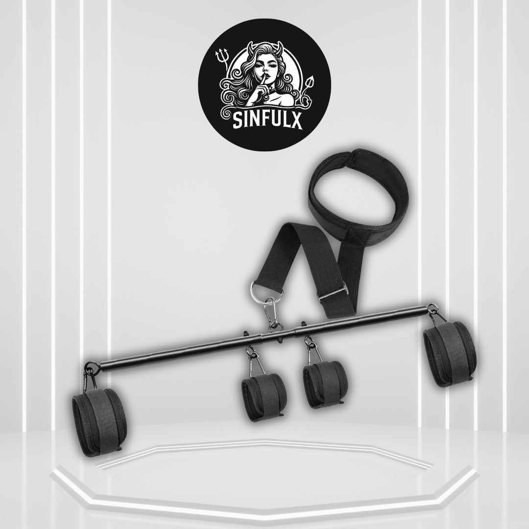 ControlLink Neck to Wrist Spreader Bar BDSM Kit - SinfulX -