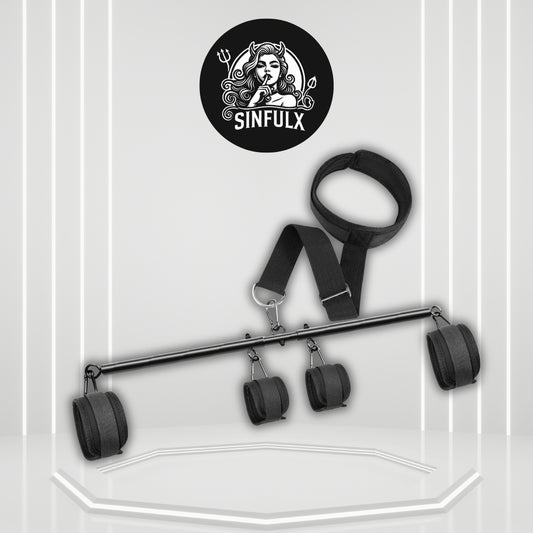 ControlLink Neck to Wrist Spreader Bar BDSM Kit - SinfulX -