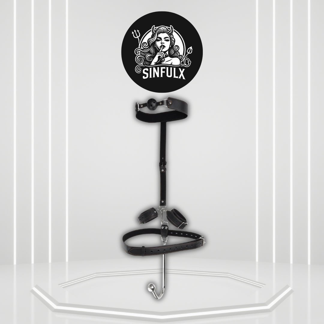 CommandGag Anal Hook Ball Gag Bondage Kit - SinfulX -