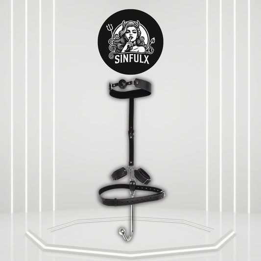 CommandGag Anal Hook Ball Gag Bondage Kit - SinfulX -