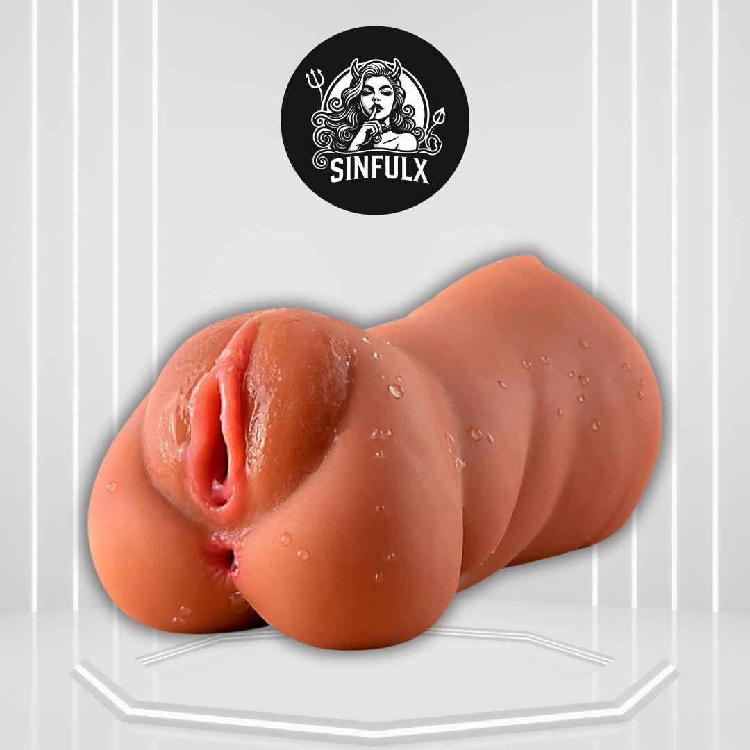 TriCave 3-in-1 Realistic Pocket Pussy Sex Doll Stroker - SinfulX -