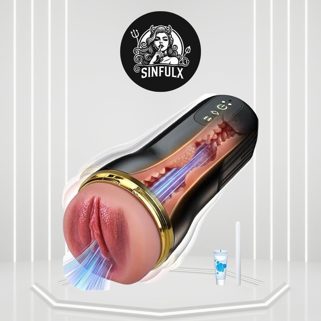 AeroGrip Automatic Pocket Pussy 5 Suction 10 Vibration Stroker - SinfulX -