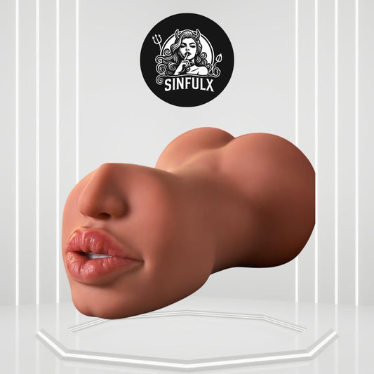 DualEntry 2-in-1 Pocket Pussy Oral & Vagina Stroker - SinfulX -