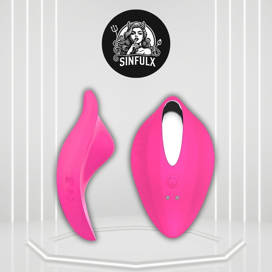 RoseWhisper Wearable Panty Vibrator Remote 12 Modes - SinfulX -