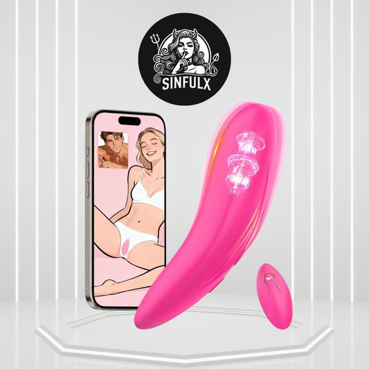 PulseLeaf APP Wearable Panty Vibrator Remote 9 Modes - SinfulX -