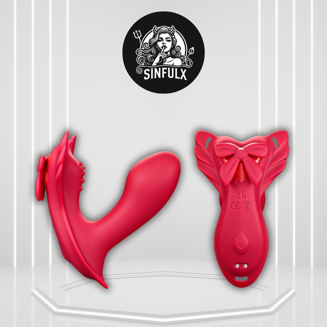 ShadowSync APP Remote Wearable Panty Vibrator with G-Spot Dildo - SinfulX -