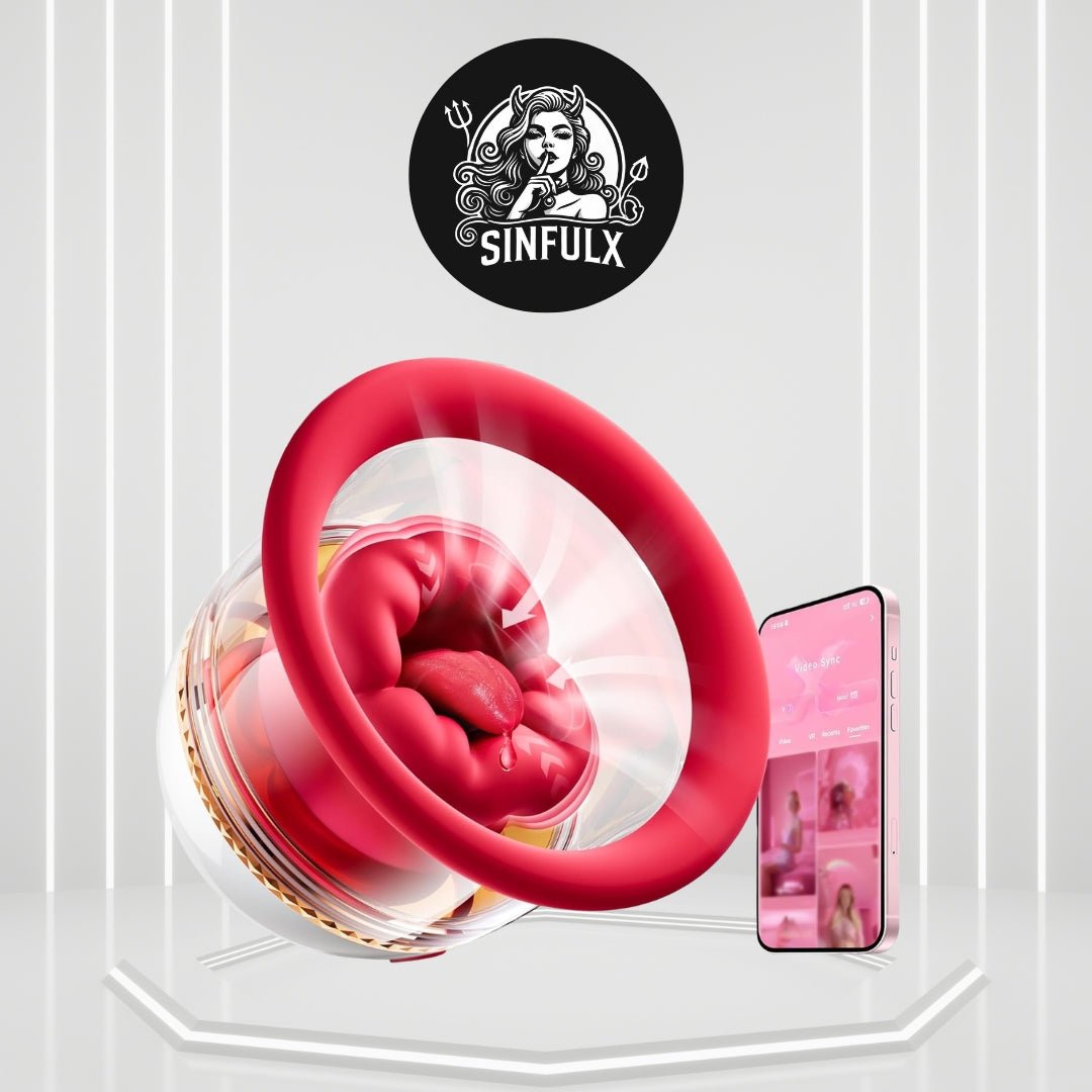 FloriqueX AI Rose Vibrator 9 Vibration 3 Suction Modes - SinfulX -