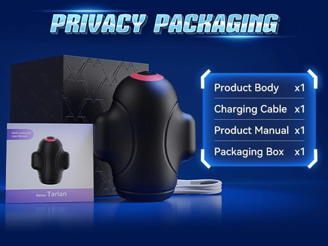 Mens Sex Toys for Men Penis Vibrator - 3 Motors Male Maturbator with 10 Vibrating & AI Sync App, Adult Toys with Pocket Pussy Squeezable Sleeve for 360° Stroker, Adult Sex Toy Edible Sensual Delights - SinfulX - 