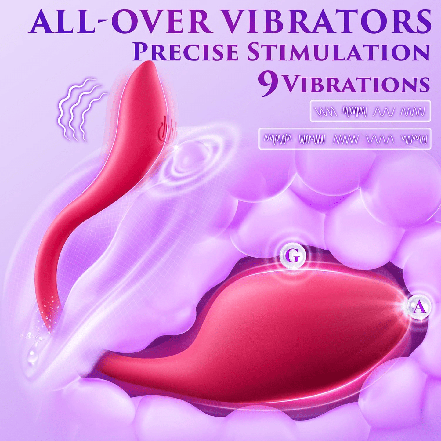 Sex Toys Vibrator for Women Men - Vibrators Wearable Panty Dildo with 9 Vibrations, G Spot Clitoral Stimulator Anal Butt Plug, Rechargeable AI Sync APP Control Adult Anus Sex Toy Strapon Dildo - SinfulX - 